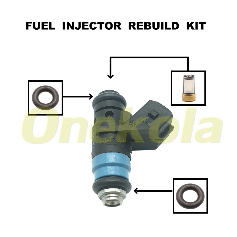 Fuel Injector Seal O-Ring Kit Seals Filters for H132254 For Renault Clio Megane Scenic Modus