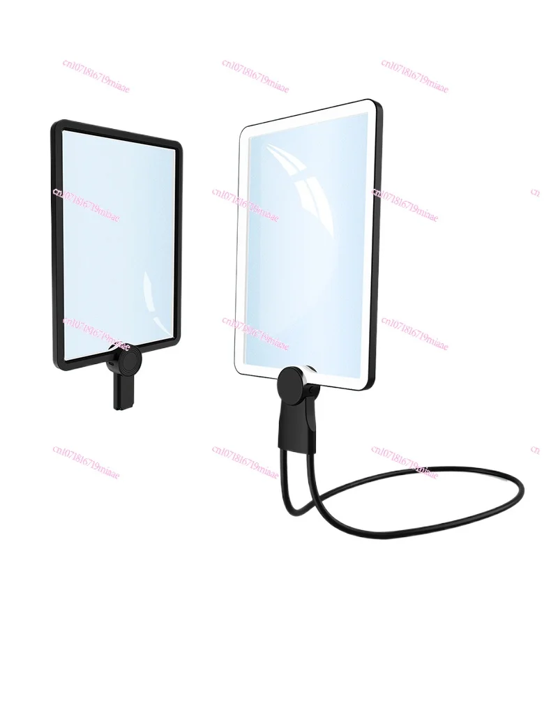 

Large Screen Square Magnifying Glass HD 100 Times Elderly Reading Charging with Light Eye Protection Reading Artifact