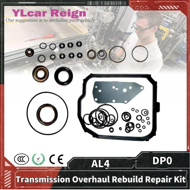 DP0 DPO AL4 Automatic Transmission Gearbox Overhaul Rebuild Repair Kit Seals Gasket Fit O-rings OHK for RENAULT PEUGEOT CITROEN