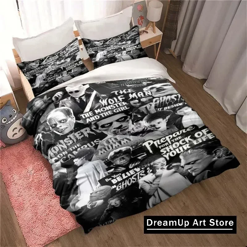 B-Bride of Frankenstein Bedding Set Boys Girls Twin Queen King Size Duvet Cover Pillowcase Bed boys Adult Bedroom