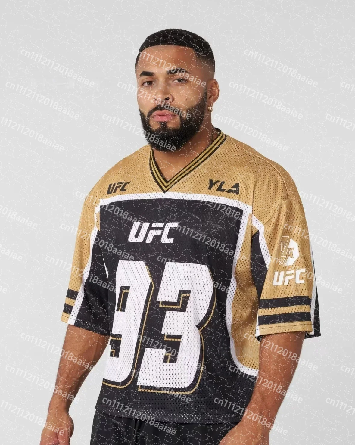 2026 No.93 Men's Children's All Size UFC Sports T-shirts V-neck Digital Prited Unisex Boxing Tranning Sweatshirt Fight Jersey - view 2