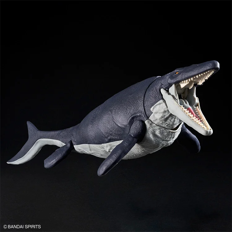 BANDAI Plastic Dinosauria Plannosaurus Mosasaurus Assembly Model Action Figures Containing Skeletal Fossils Gifts Original