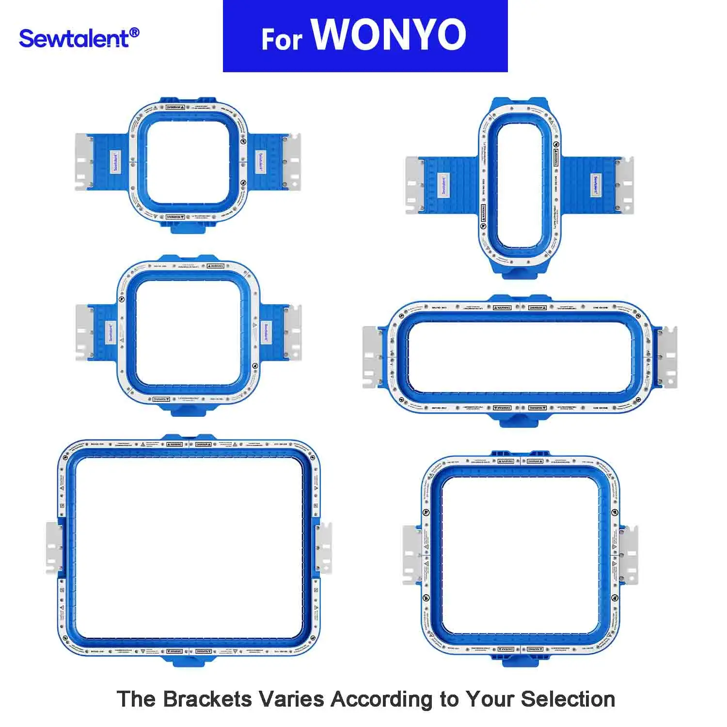 WONYO WY1201CS WY1201CM WYQ1201embroidery machines with Sewtalent Magnetic Mighty Hoop HoopMaster Maggie Frame Embroidery Hoop