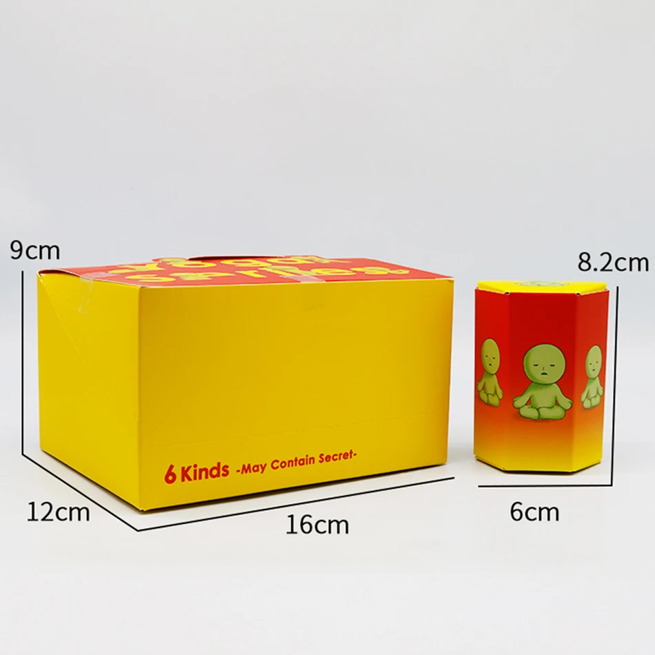 Smiski Yoga Fitness Serie Nachtleuchtende Grüne Puppe Mystery Blind Box Actionfiguren Dekoration Desktop-Ornamente Modell Spielzeug Geschenk – Detail 9