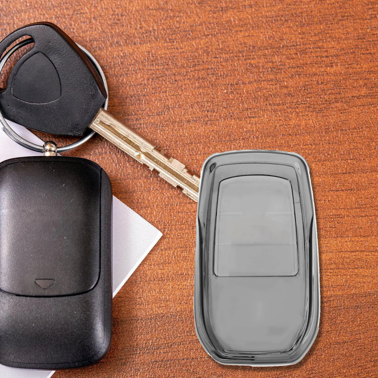 

Transparent Durable Car Key Shell Cover Protective Case Stylish Clear Key Fob Cover Holder for Car Remote Holder