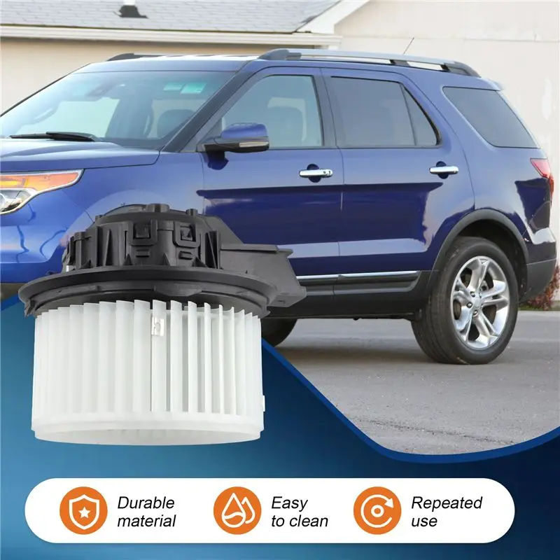 AA77 سيارة التيار المتناوب سخان منفاخ المحرك مروحة قفص DG1Z-19805-D لفورد اكسبلورر فليكس الشرطة لينكولن MKS MKT 2012-2019 DG1Z19805A