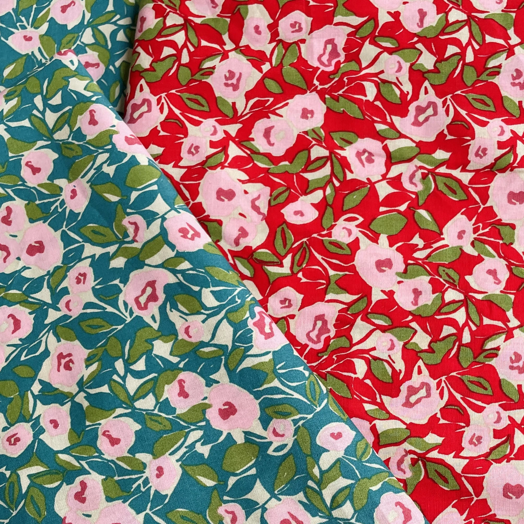 Little Fresh Floral Fabric for Sewing Cloth, 100% Cotton Poplin, 60S Liberty, Impressão digital, Vestidos, Saia, Crianças, Baby Designer