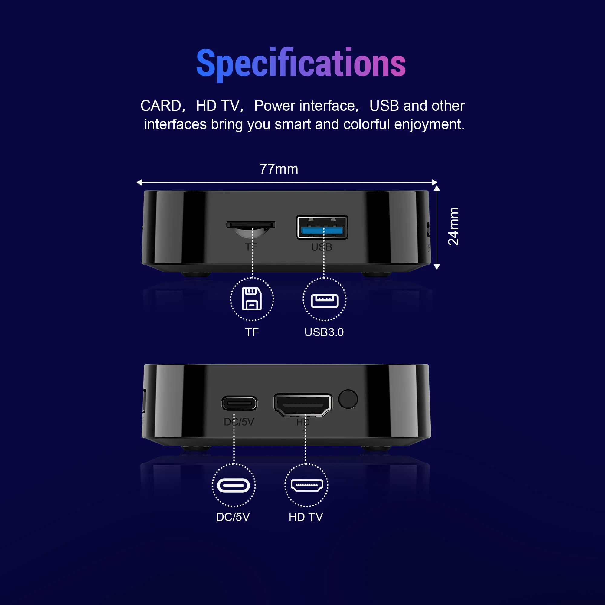 2025 جديد Android TV Box T1 + Rockchip RK3518 Android 16 8GB RAM 128GB ROM WiFi 6 BT 5.4 Dual UI 8K Ultra HD مشغل الوسائط الذكية #6