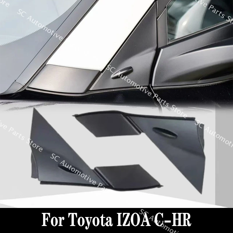 Front Rearview Mirror Int Plaque Triangle Plate Cover For Toyota IZOA C-HR 60117-F4020 60118-F4020 60117-F4010 60118-F4010