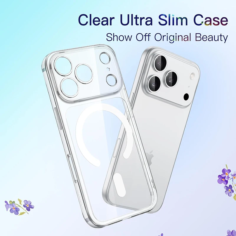 Magnetic Magsafe Wireless Charging Case For iPhone 17 Pro Max Hybrid Hybrid Hard Cover For Apple iPhone 17Pro for iPhone17ProMax - náhled 4