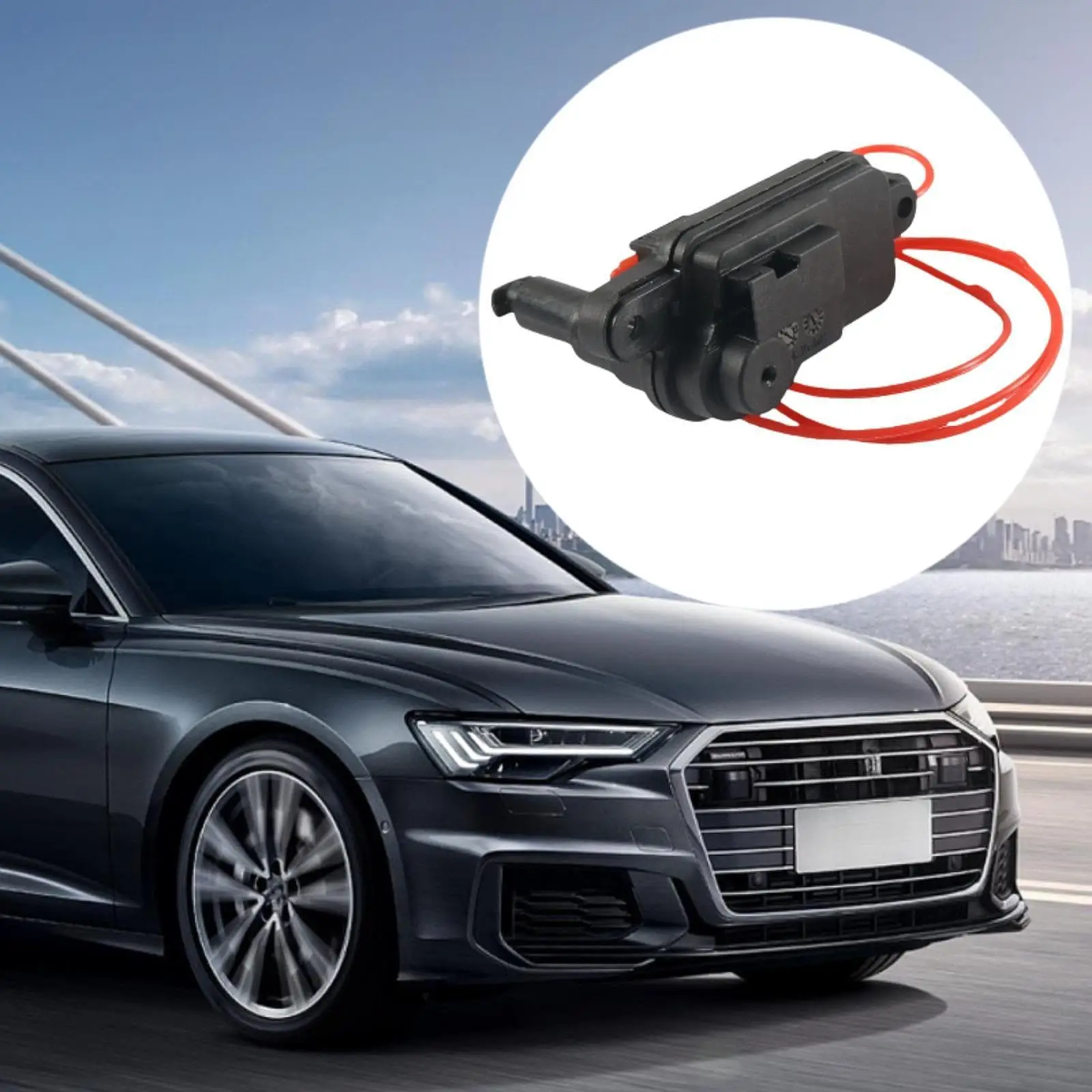 

Привод блокировки заслонки топливной заливки, улучшенная безопасность, нержавеющий 4M0862153 8V0862153 8V0862153A для Audi A6, автомобильные аксессуары