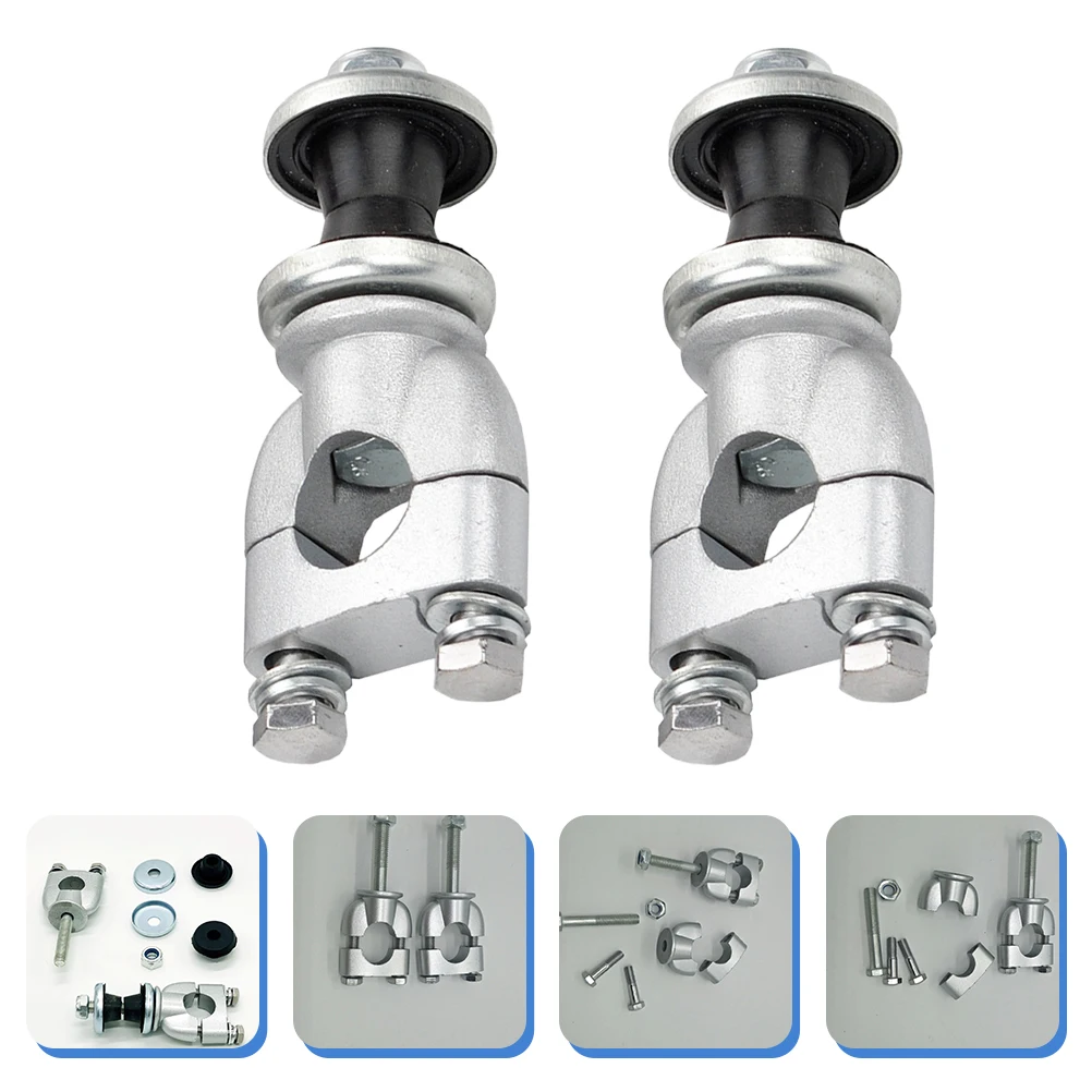 

2Pcs Handlebar Riser Clamp Alloy Motorcycle Metal Pivoting Riser Adjust Height Reduce Fatigue Driving Comfort Long Service Life