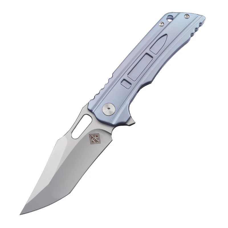 

New VG10 Steel TC4 Titanium Alloy Handle Portable EDC Fruit Cutting Knife Suitable for Fishing Outdoor Camping Knives