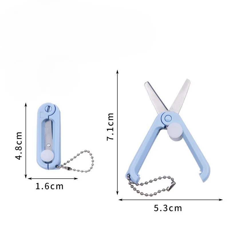 Mini Folding Scissors Portable Office Supplies Stationery Handcraft  DIY Tools Paper Cutting Small Scissors Art Tool Kits