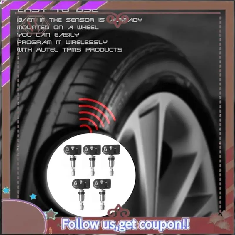 

A57E-5 шт. программируемый датчик MX 315 МГц + 433 МГц 2 в 1 система монитора датчика давления в шинах, универсальная, редактируемая для инструмента AUTEL