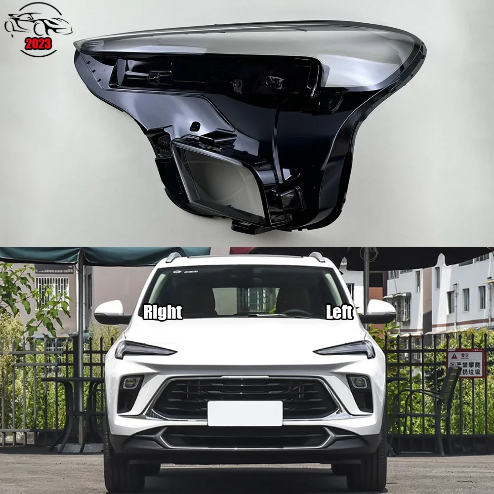 

For Buick Encore Plus 2023 Headlamp Cover Transparent Lamp Shade Shell Lens Plexiglass Replace Original Lampshade