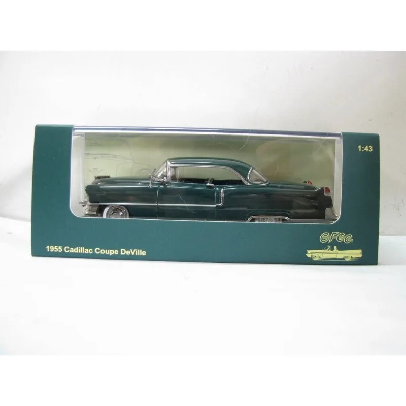 

Diecast GFCC 1:43 Scale 1955 Cadillac Coupe DeVille Deep Green Alloy Car Model