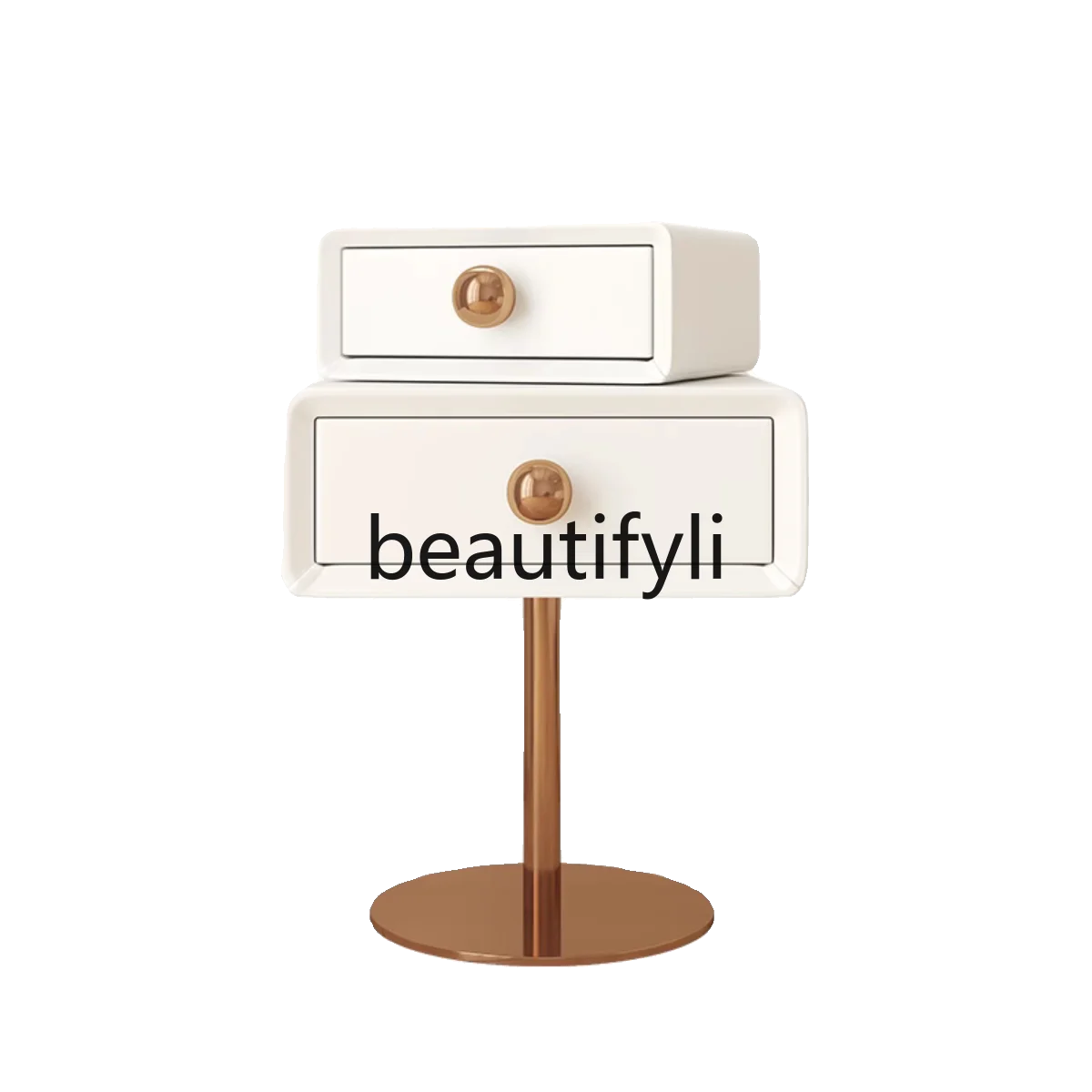 

Rotating bedside table Nordic modern minimalist mini art personalized creativity