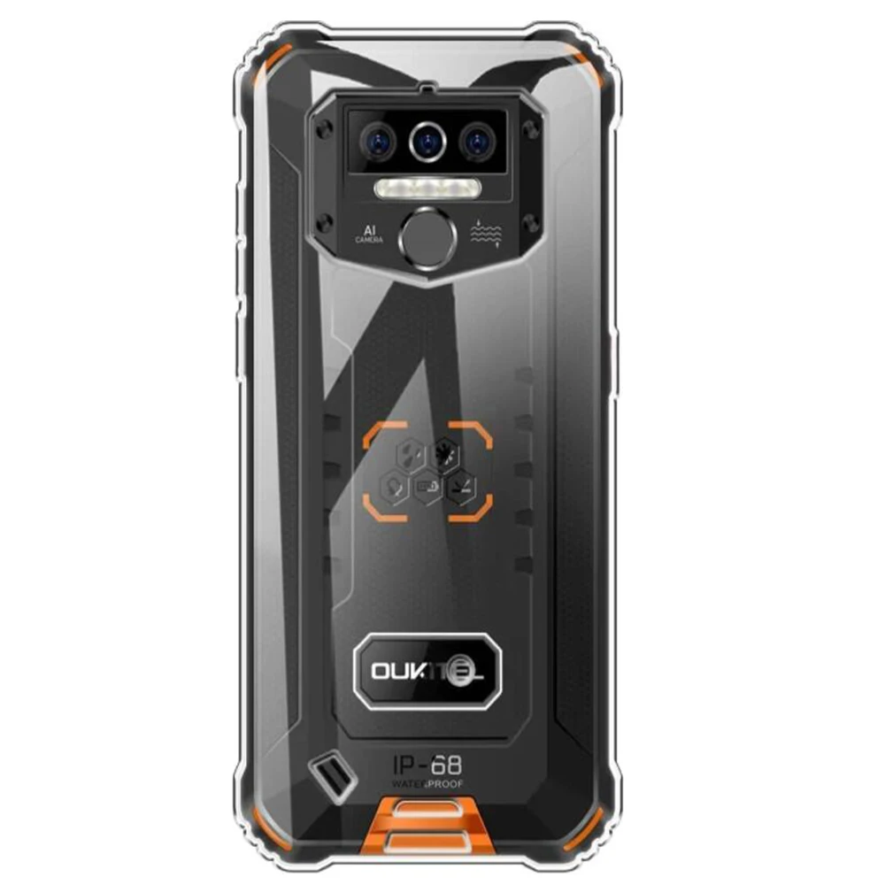Dla OUKITEL WP5 WP6 miękkie etui OUKITEL WP5Pro 360 ochrona miękkiego silikonu matowe etui dla OUKITEL WP5 Pro