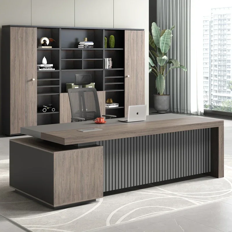 

Modern Executive Office Desks Drawers Shelves Home Standing Computer Desks Bedroom Luxury Mesa Escritorio Office Furniture