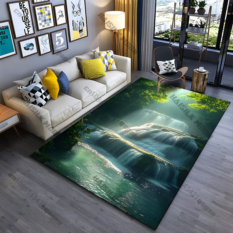 Multiple Sizes R-Recaro Logo Printed Carpet Living Room Bedroom Office Large Rug Coffee Table Balcony Mat Birthday Thanksgiving