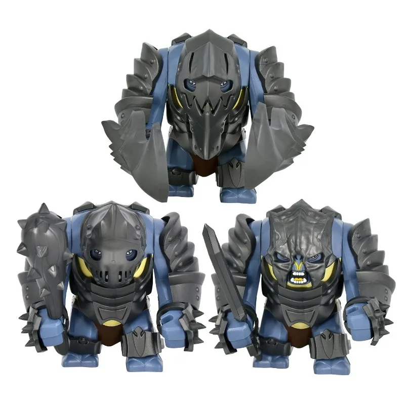 Image of Troll-Krieger-Modell als Geschenk für Fans, Mittelalterliche Rüstung Ork Große Figur Bausatz, Kreatives DIY Sammlerstück Deko-Ornament