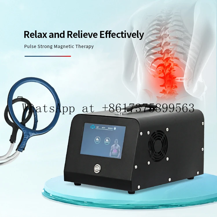 Portable Electromagnetic Magnetotherapy Device Physical Therapy Rehabilitation Pain Reliever for Body Aches and Soreness