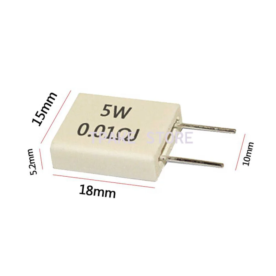 BPR56 MPR SLR RX27-6 5Watts Non Inductive Cement Resistor 0.01 0.02 0.025 0.03 0.047 0.05 0.1 0.2 0.25 0.3 0.33 0.47 0.5 R Ohm