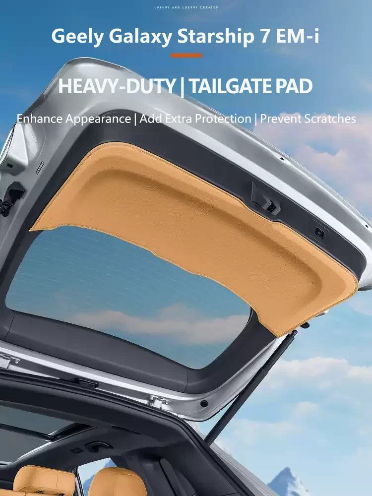 For Geely Galaxy Starship 7 EM-i Geely EX5 EM-i 2026 Trunk Tailgate Anti-Scratch Protective Pad Sticker Modification Accessories