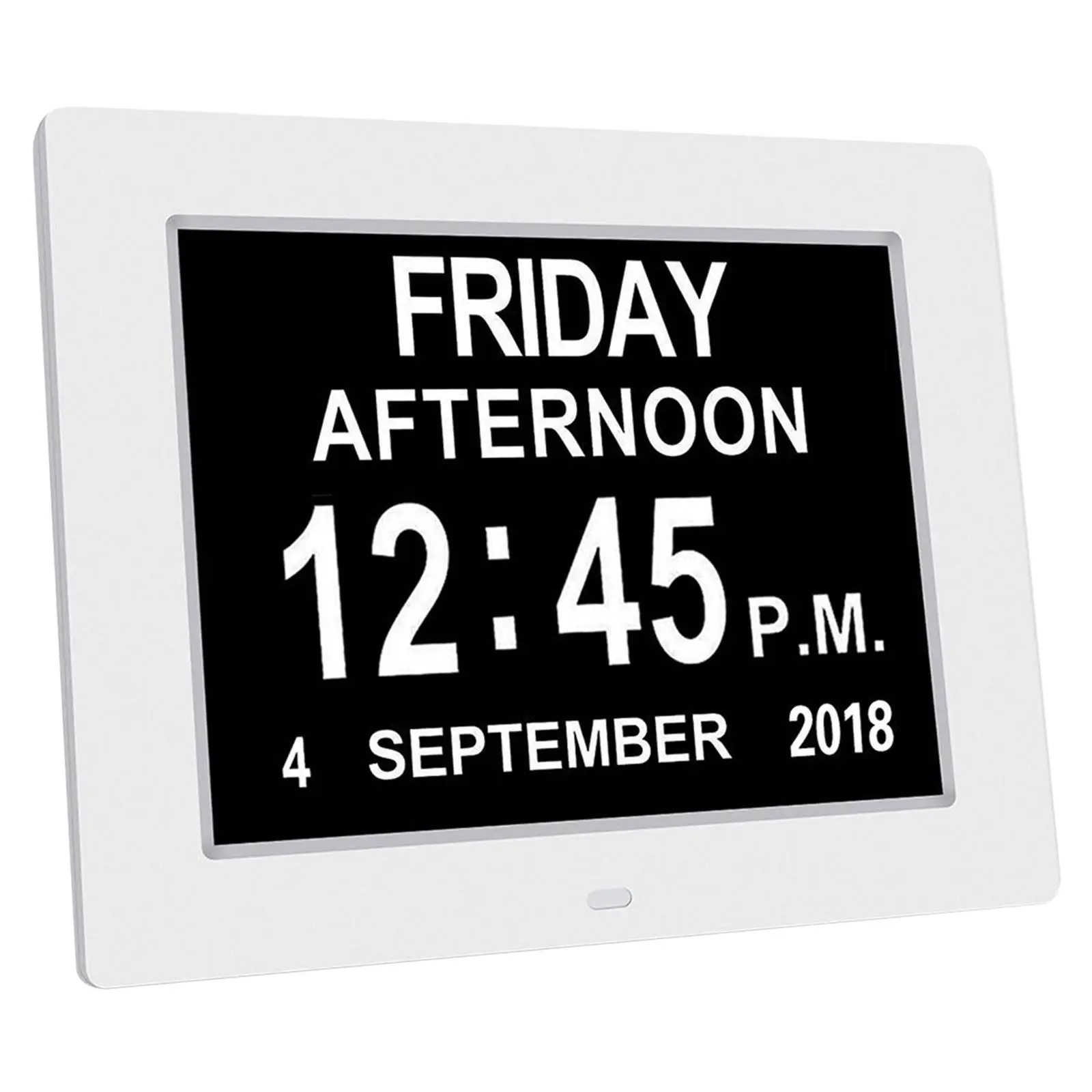 Newest Calendar Day Extra Large Impaired Memory Loss Clock with 1 Options for Seniors, Elderly,