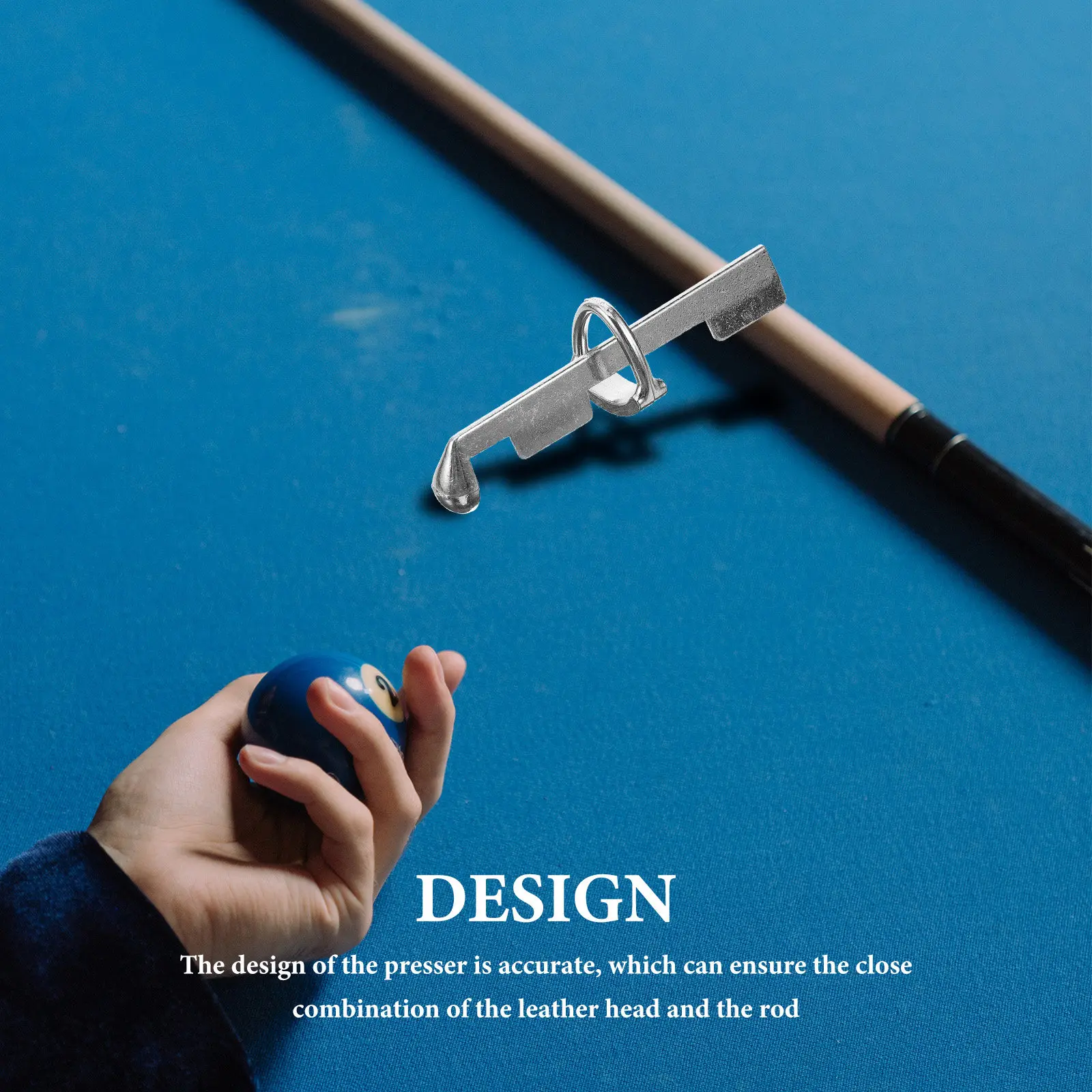 

Зажим для наконечников бильярдных киев: Профессиональный инструмент для установки, обслуживания и защиты наконечников киев, прочный алюминиевый.