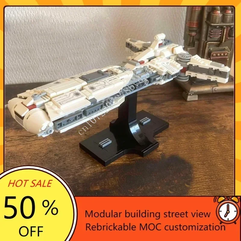 

434 шт., боевой фригат классаelta, миди-масштаб, космическая война, военная модель, сделай сам, сборка, индивидуальный космический корабль, боевая головоломка, подарок