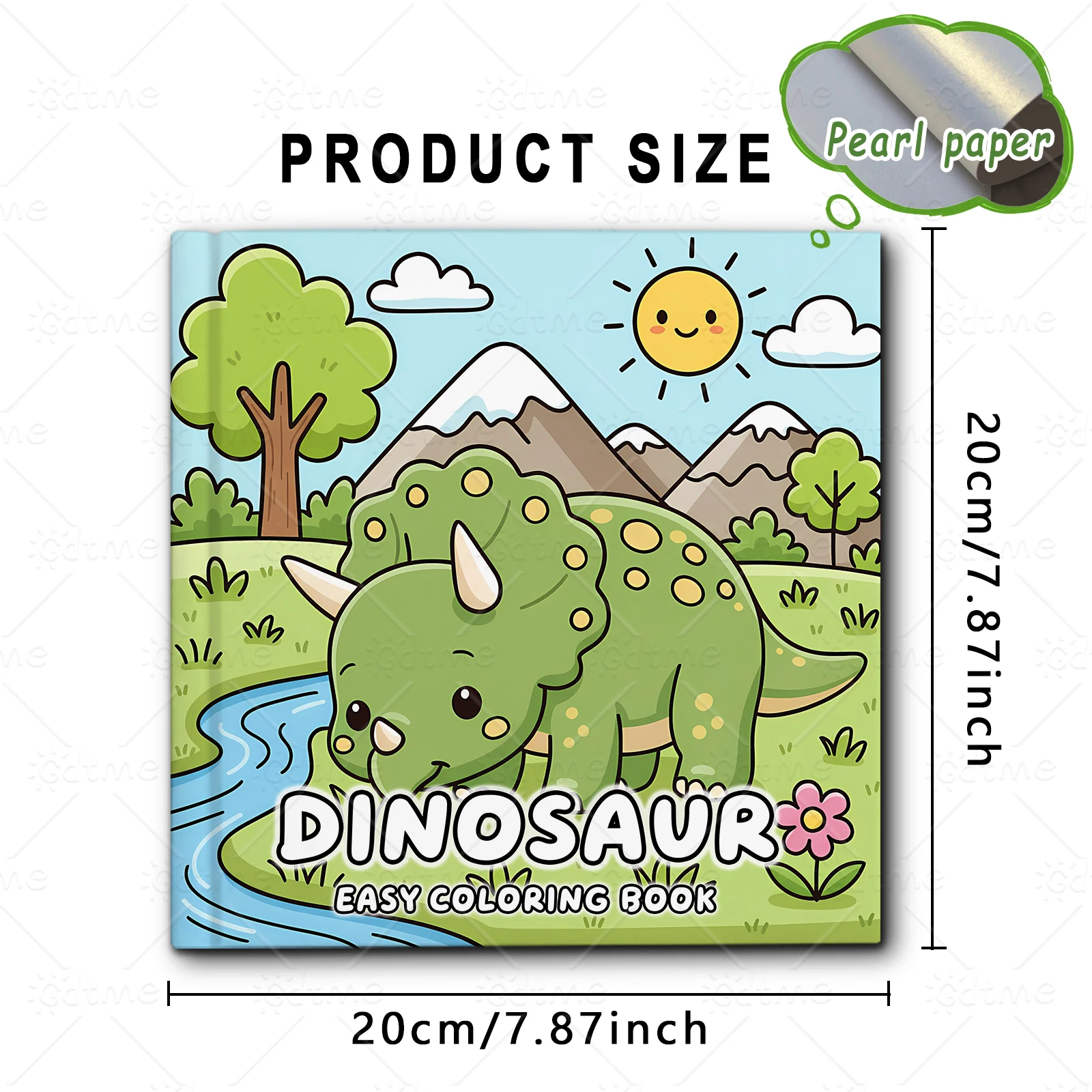 DINOSAUR-Malbuch für Erwachsene und Jugendliche mit niedlichen, gemütlichen täglichen Aktivitäten zur Entspannung (Cozy Spaces Coloring) – Detail 3