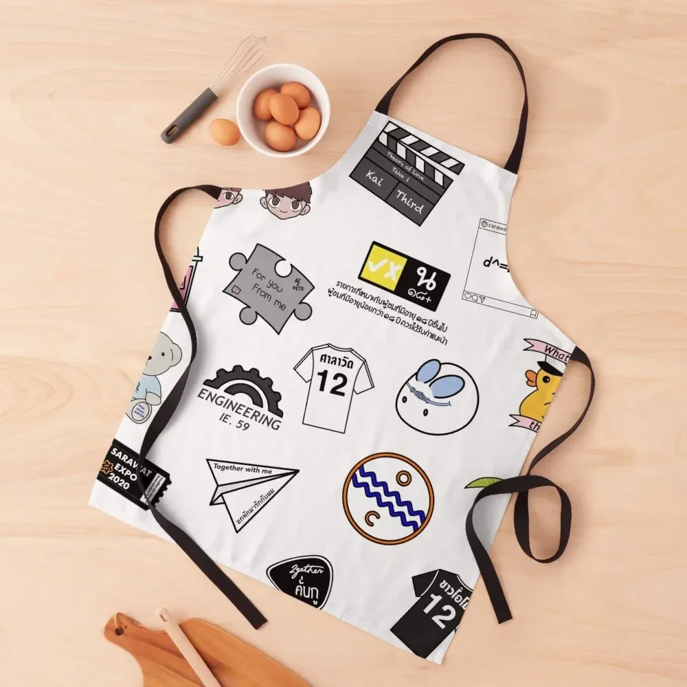 BL patched Apron Woman Work All For Kitchen And Home Apron