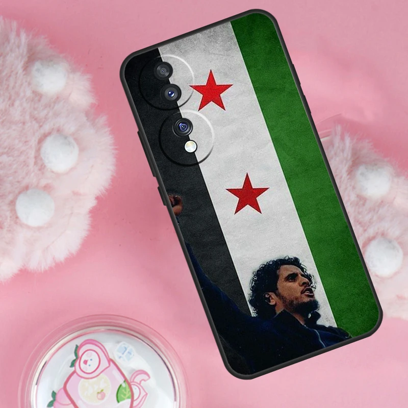 حافظة علم جمهورية سوريا لهاتف Honor Magic 7 Lite 5 6 Pro Honor 200 50 70 90 Lite X9b X9a X8b X8a X8 X9 X9c