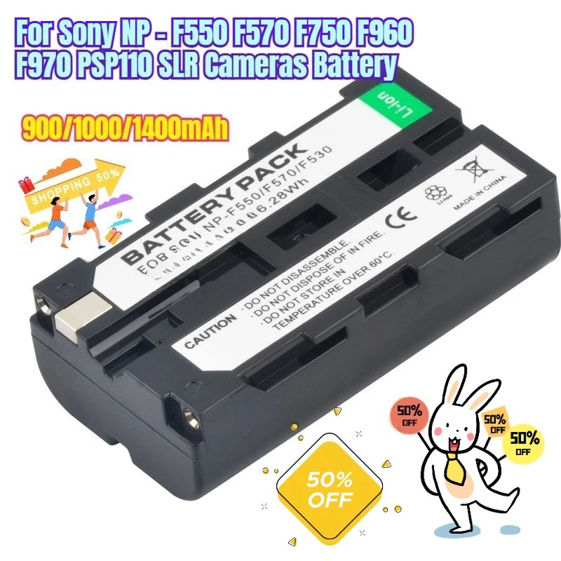 

Multi capacity battery for Sony NP - F550 F570 F750 F960 F970 PSP110 SLR Cameras Battery