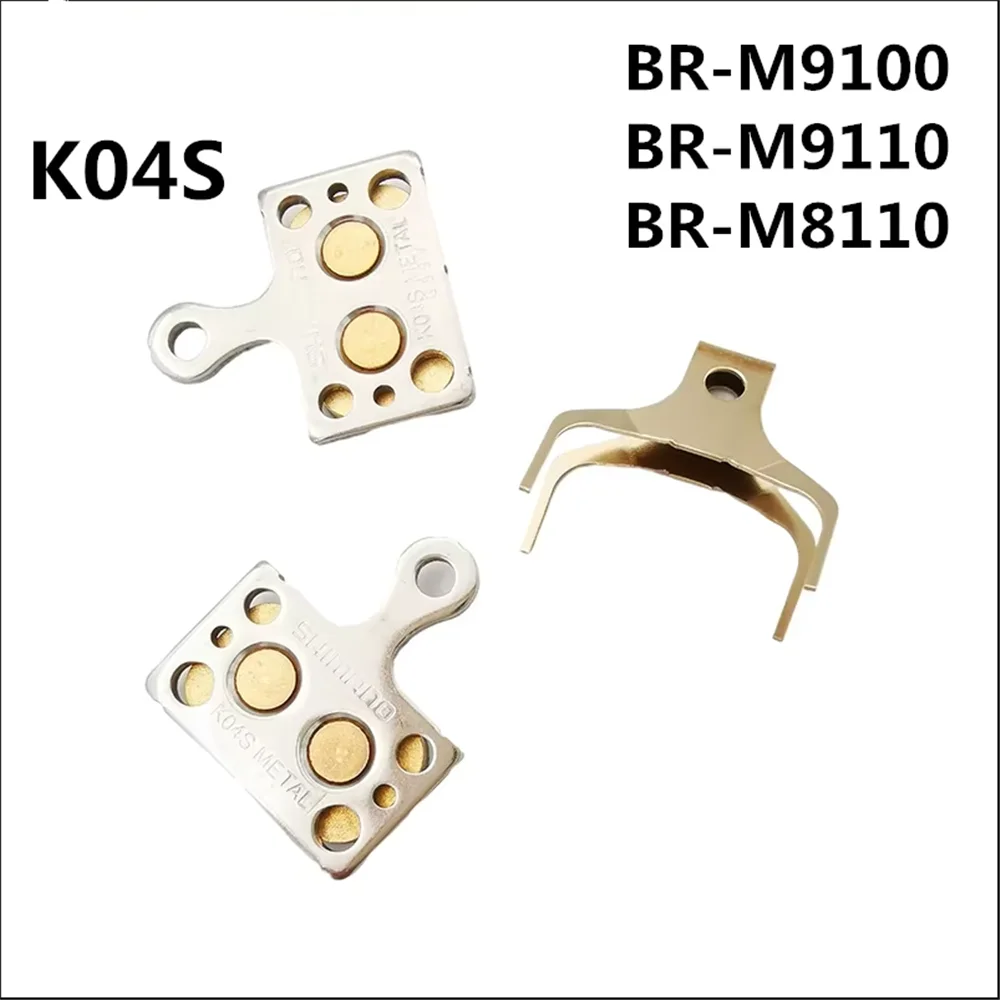 

XTR Bike K04S Narrow Metal Disc Brake Pads Iamok For BR-M9100/M9110/M8110/M9170 with Spring 2-Piston Bicycle Parts
