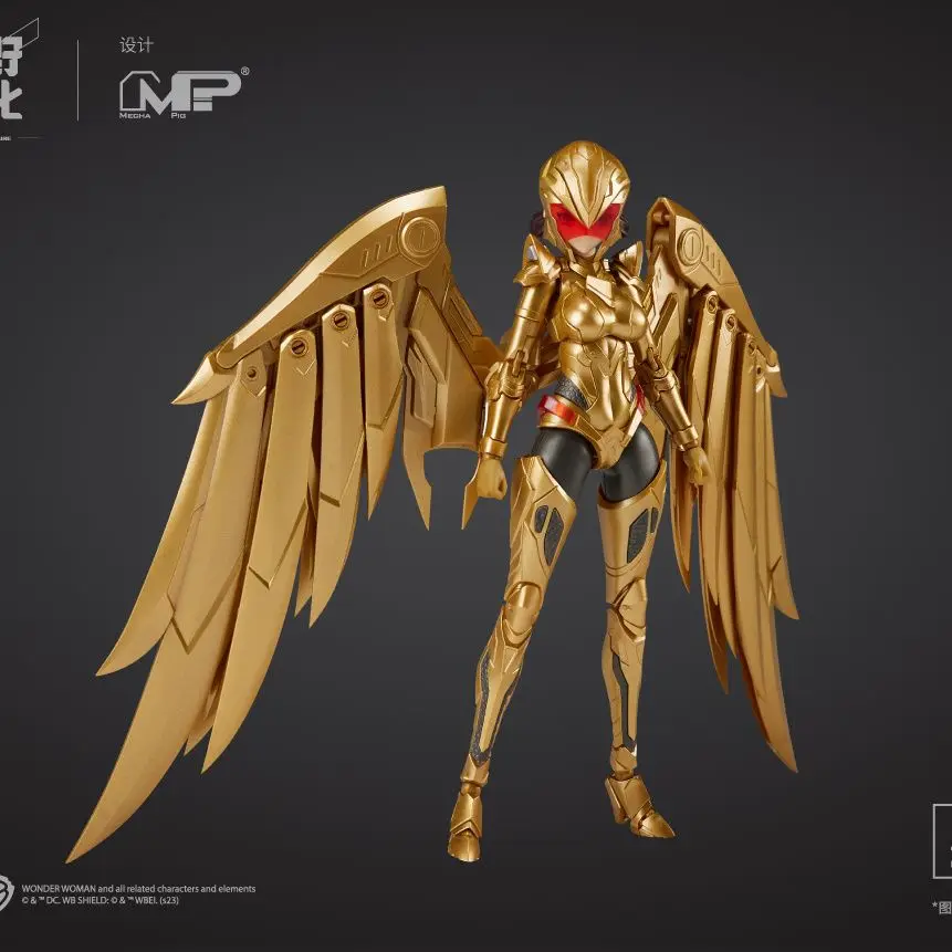 

DC Wonder Girls 2 Form Assembled Model Robot Girl Movable Assembled Figure Warrior Golden Eagle