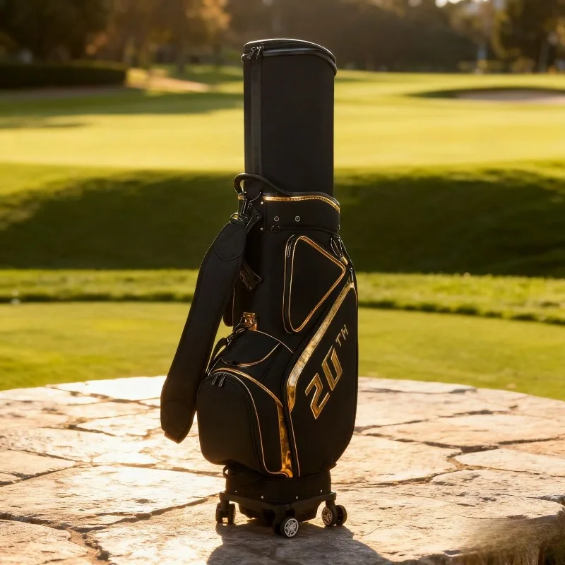 Golf bags for men and women, hard shell telescopic cap bags, universal four-wheel bags