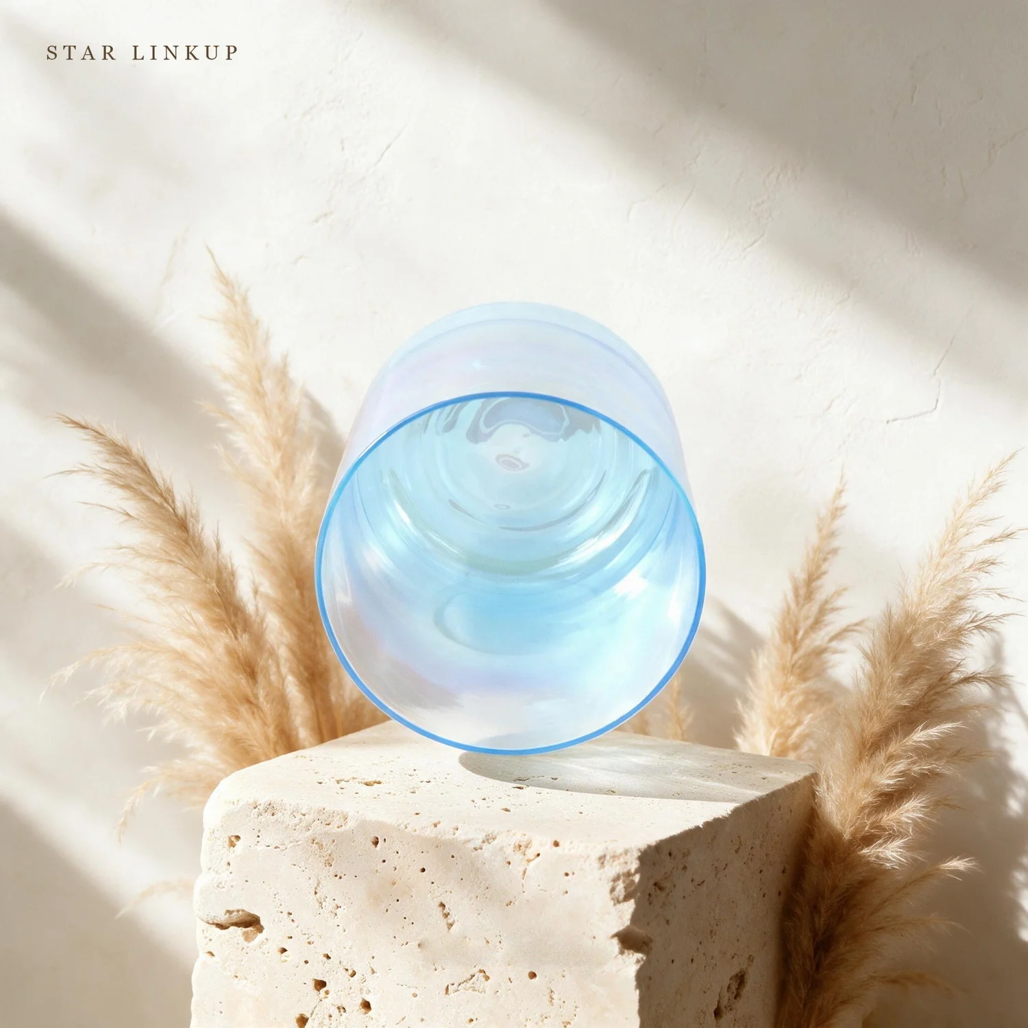 STAR LINKUP Model SL-2956 Clear Quartz Crystal Singing Bowl 3-9 Inch 432Hz Golden Sunset with Mallet - Artisan Crafted Healing Tool for Mindfulness, Chakra Work and Spiritual Wellness