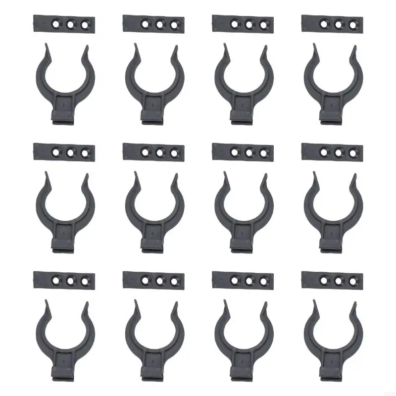 C63B 12PCS CABINET LIPITIONS CLIP CLAST HOLDER KITCHORK SKIRTING CLIP