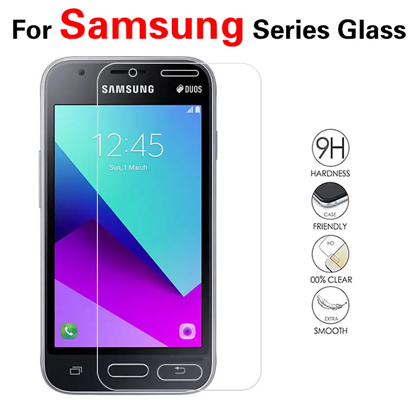 Película de vidro temperado para samsung galaxy w789 w999 w2016 w2017 w2018 j1 mini prime ace, protetor de tela frontal, capa transparente de vidro