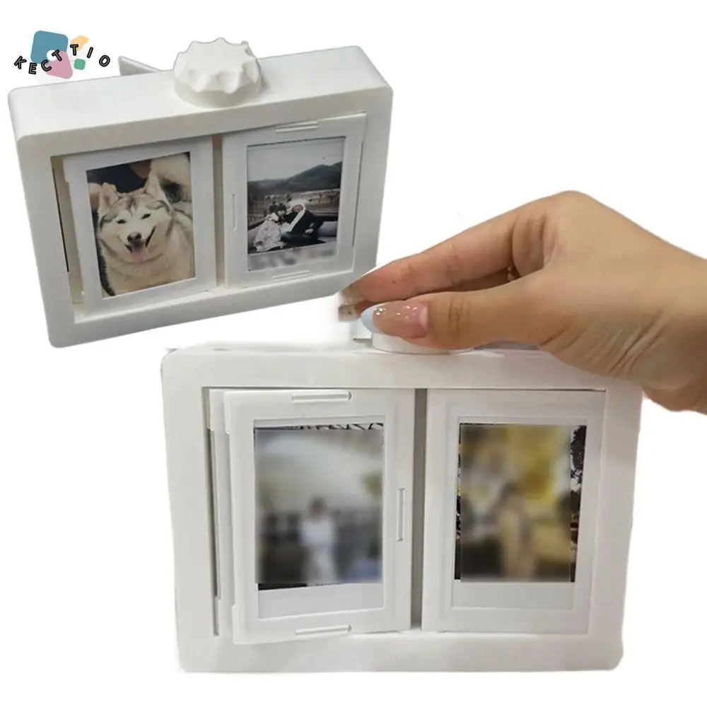 

12 Pockets 3D Rotating Photocard Holder Protective Easy To Install Photo Album Rotating Page-turning Ornaments Transparent