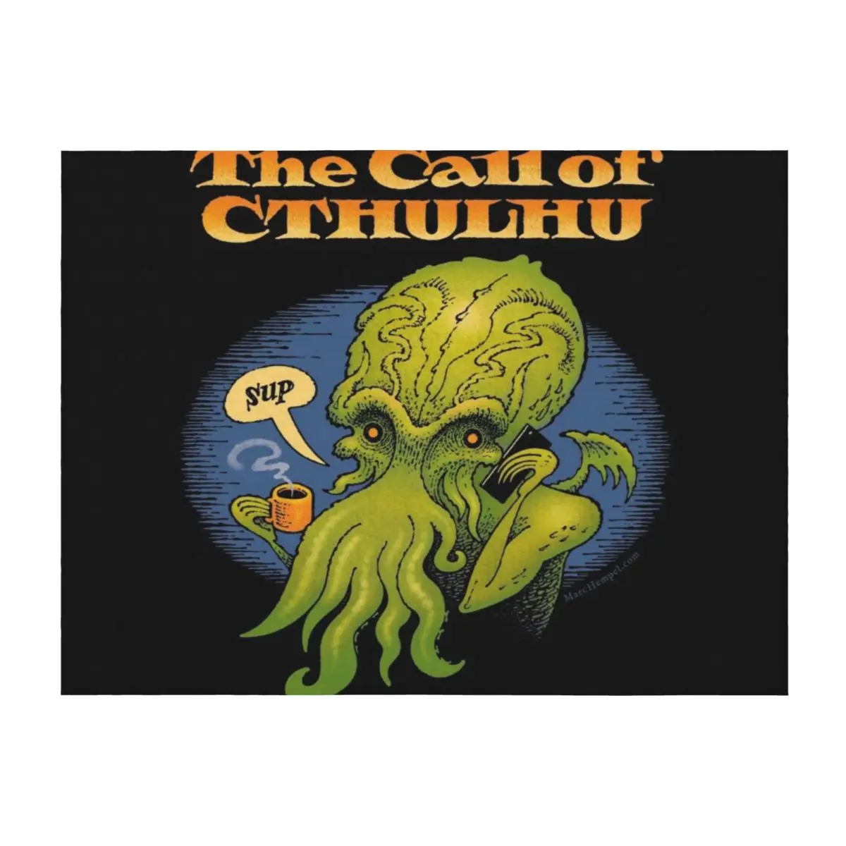 

The Call of Cthulhu! Throw Blanket halloween Furry warm winter Blankets For Baby Blankets