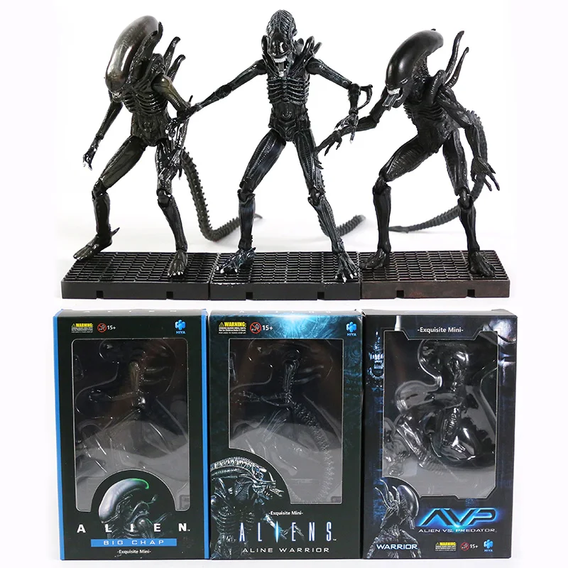 Hiya Toys Aliens Big Chap Warrior Alien PVC Action Figure Collectible Model Toy