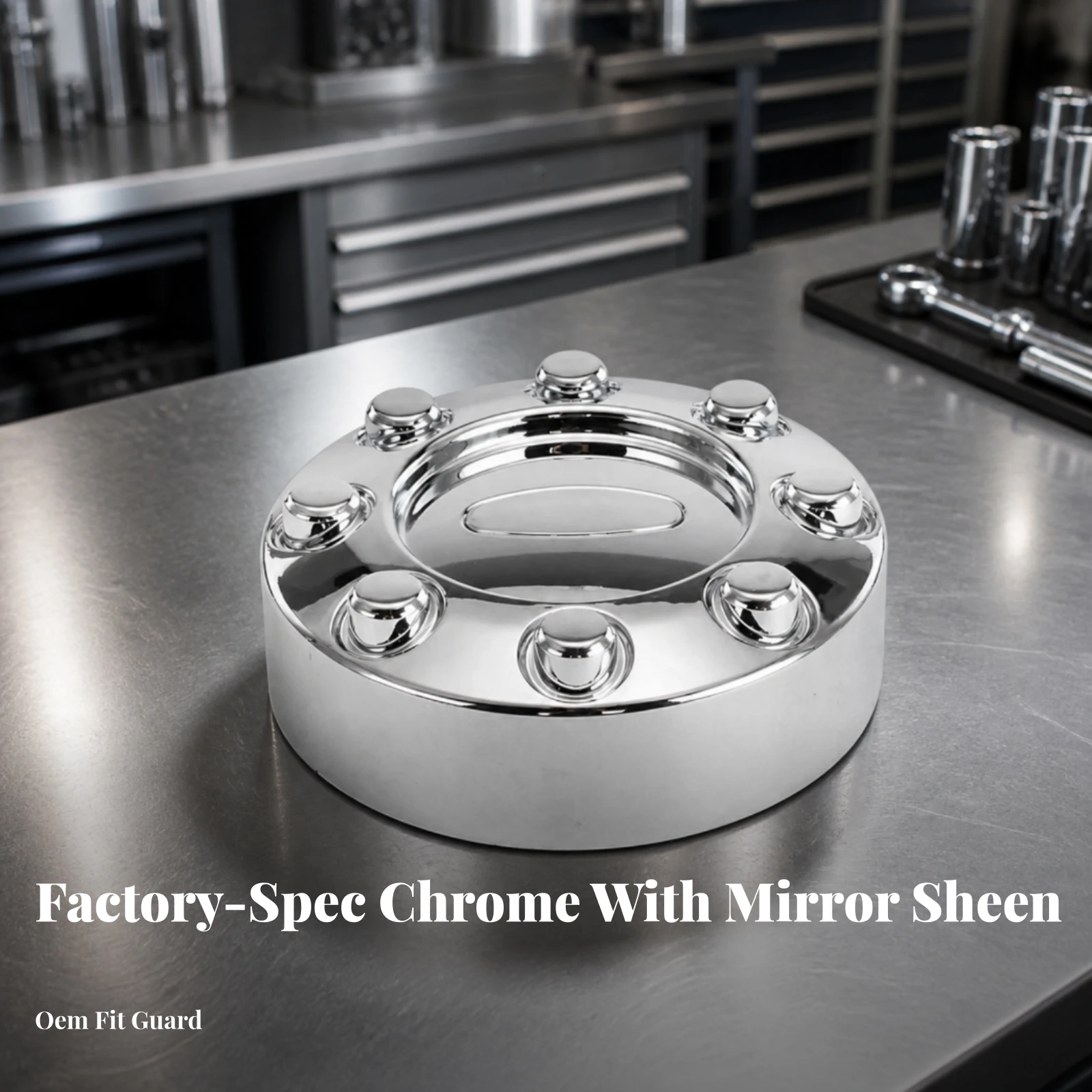 Wheel Center Cap Chrome Wheel Hubcap Car Hub Center Cap Defensive Hubcaps Scratch-Resistant for Truck Owners