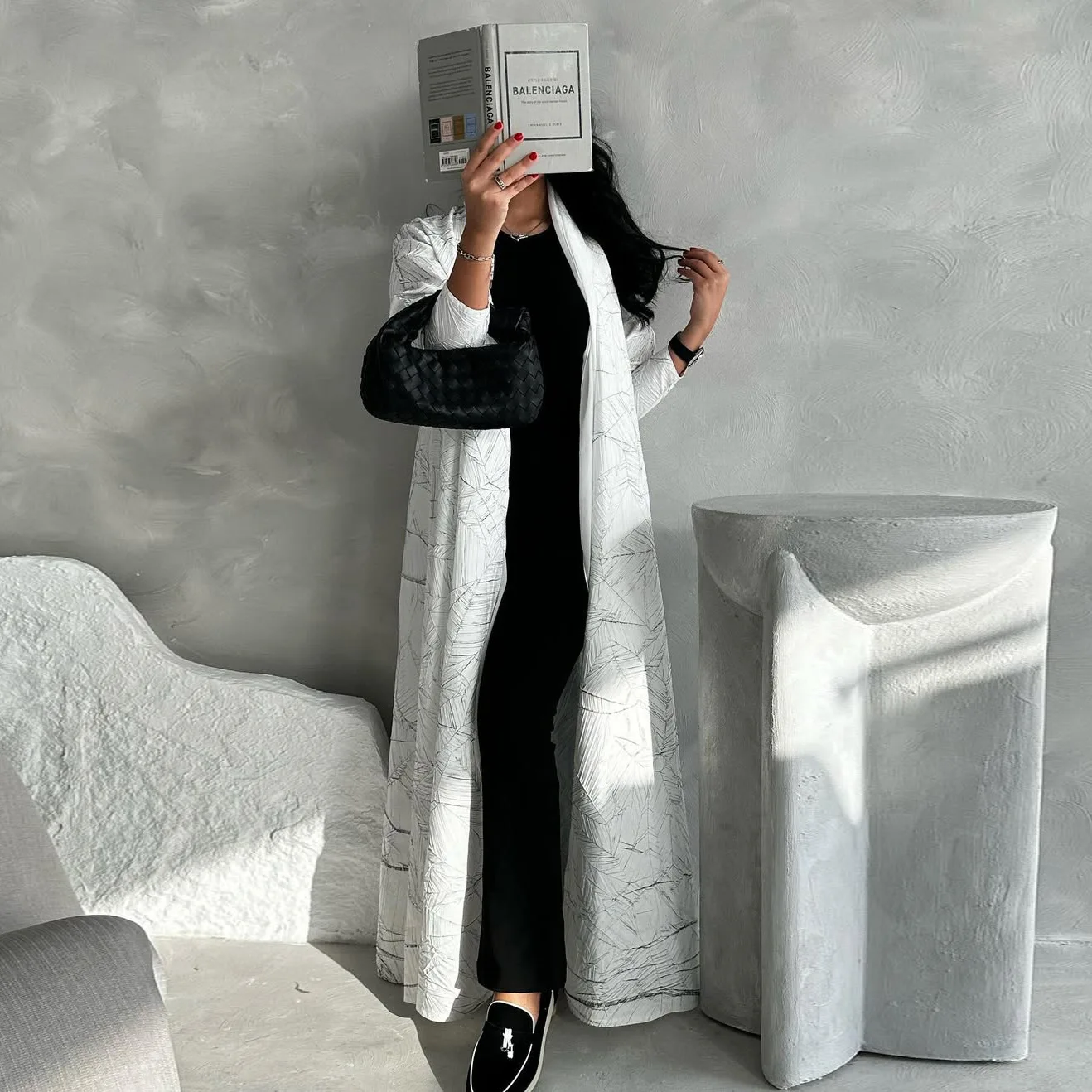 الجملة رمضان الشرق الأوسط دبي تركيا عباية طويلة معطف على شكل ثوب متواضع المرأة الجاكار عباية مفتوحة سترة طويلة