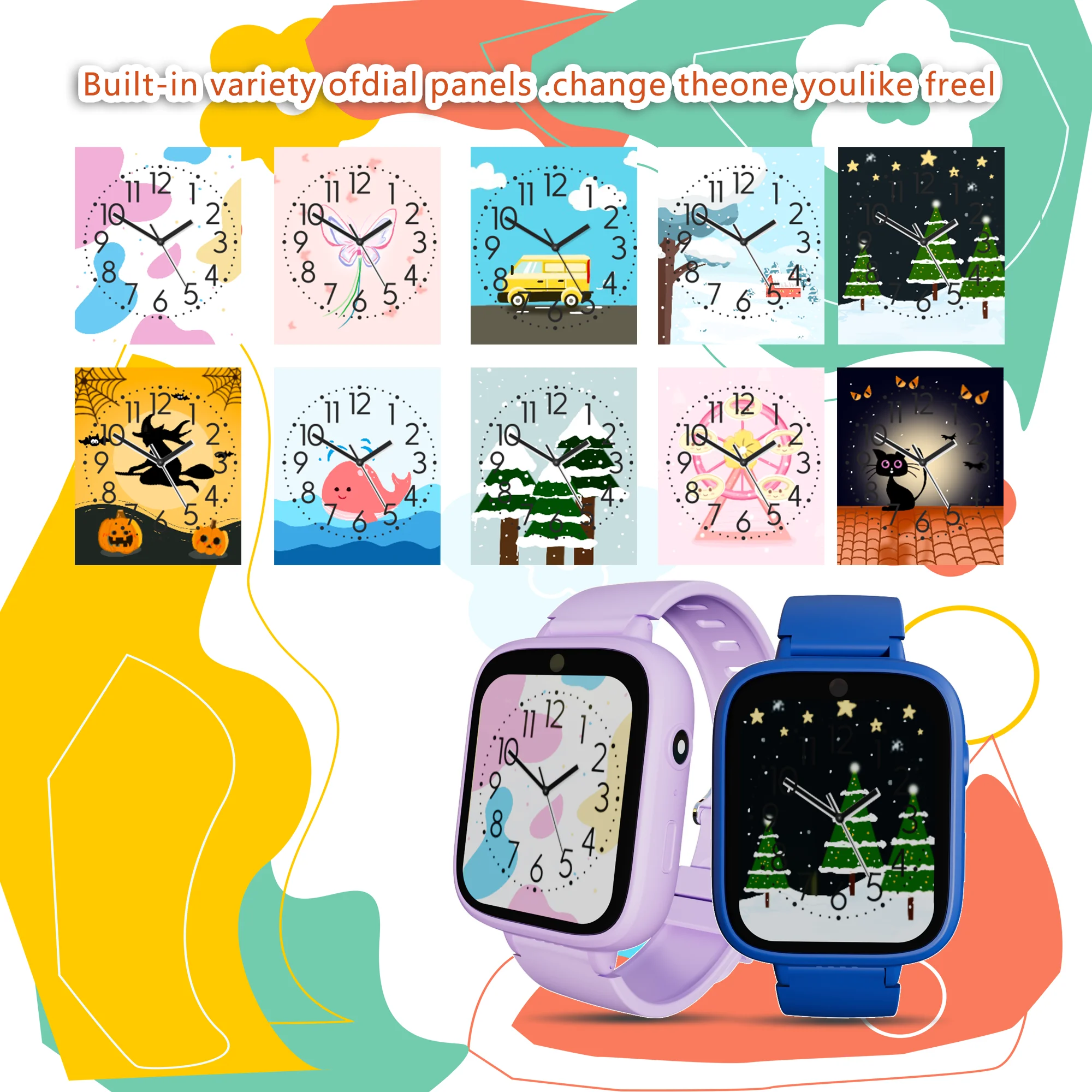 Montre intelligente à LED pour enfants, montre-bracelet de dessin animé numérique, bracelet pour enfants, cadeaux d\'anniversaire pour garçon et