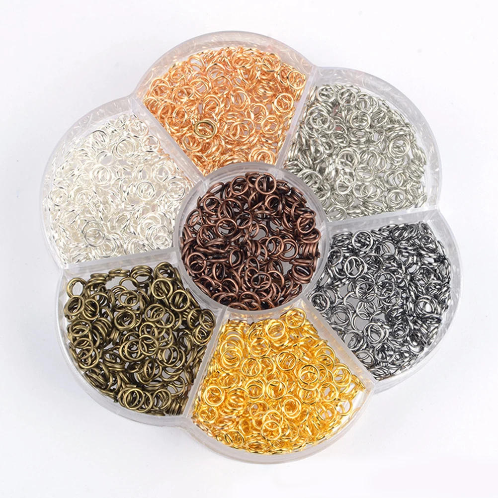 

230pcs Opening Rings Alloy Charms DIY Jewelry Making Pendants Connection Manual Rings Earrings Necklace Decorative Bracelet