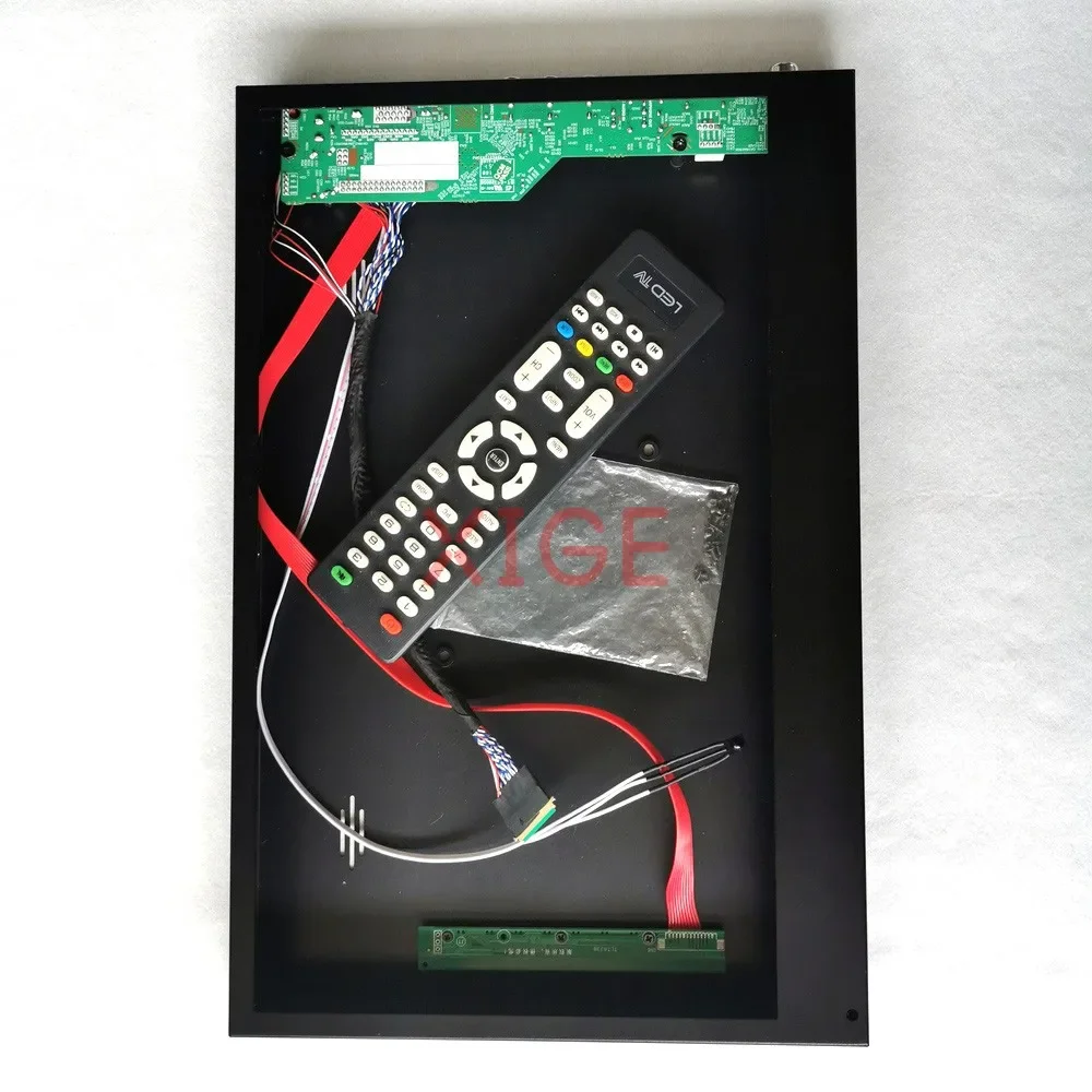 

Металлический корпус и плата драйвера подходит для HB156WX1/HT156WXB/NT156WHM DIY Kit Matrix USB + AV + HDMI + VGA 15,6 дюйма LVDS-40Pin ТВ аналоговый сигнал 1366*768